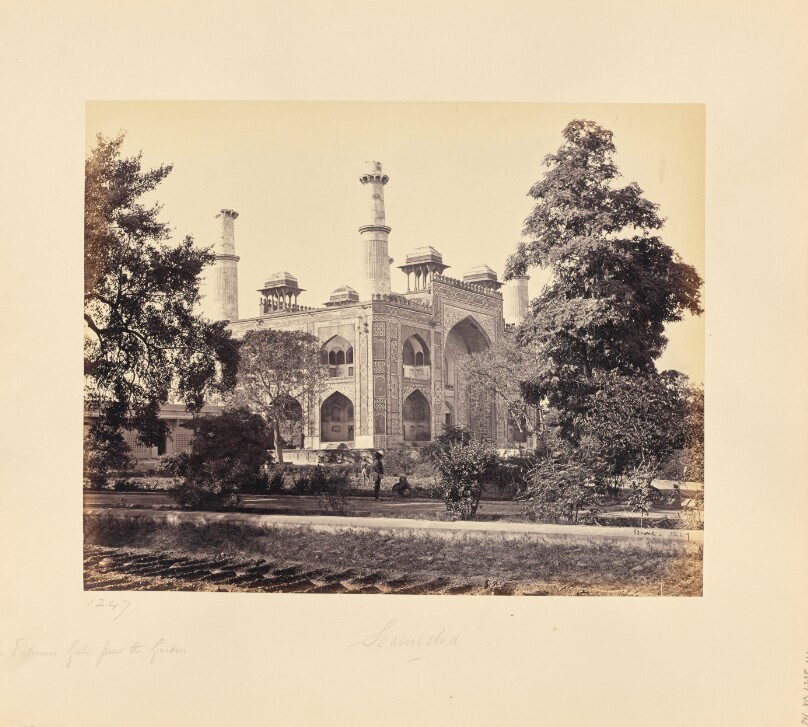 Secundra; The Entrance Gate from the Garden