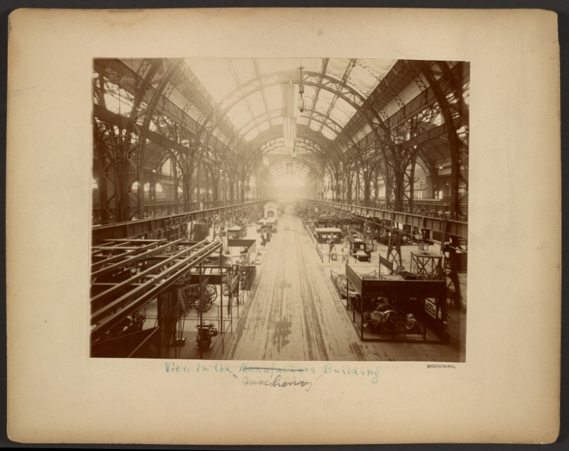 View in the Machinery Building
