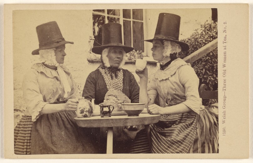 Welsh Group - Three Old Women at Tea, No. 2
