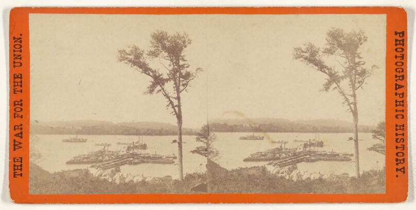 A Picturesque View of Belle Plain Landing, James River.