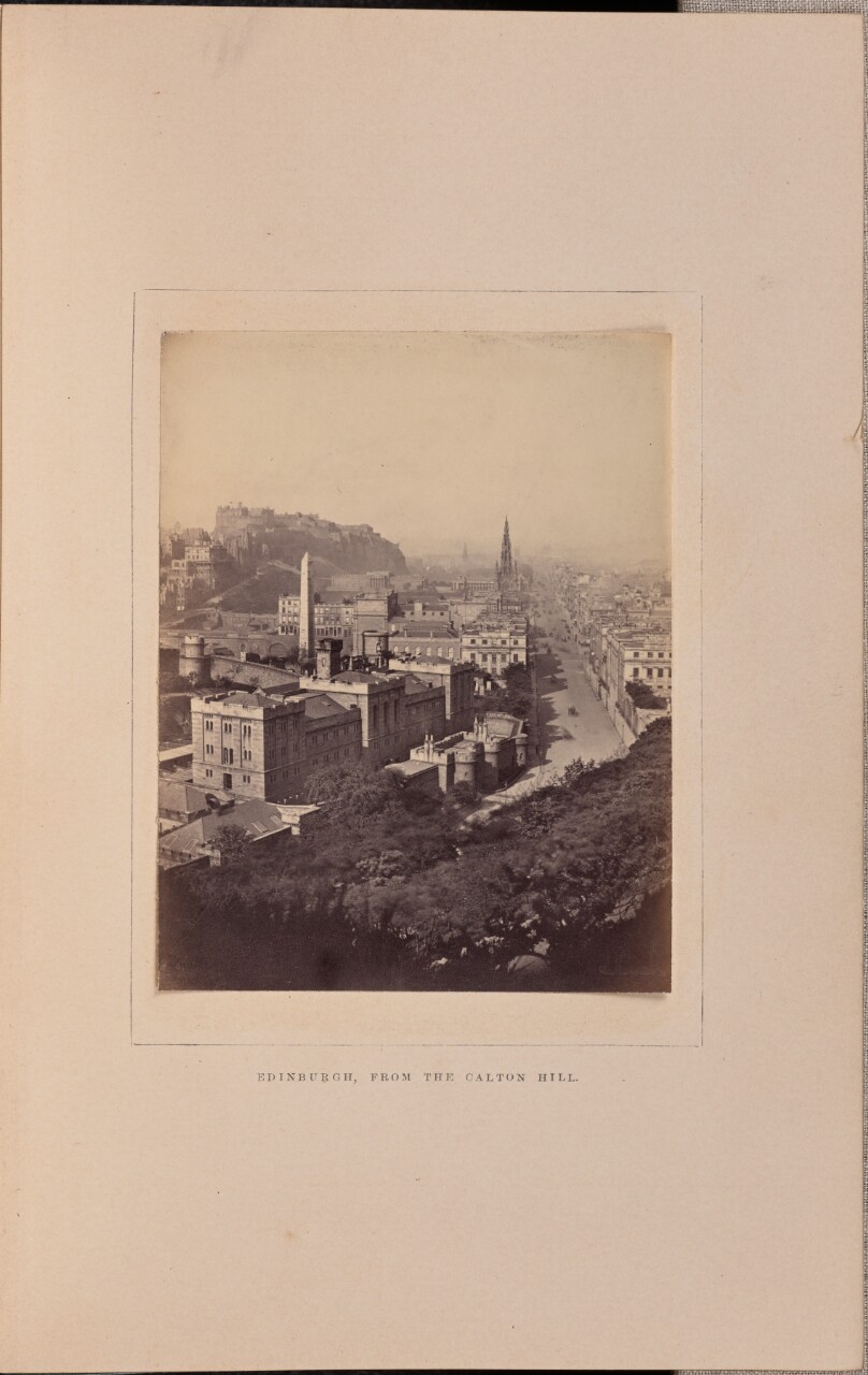 Edinburgh, from the Calton Hill