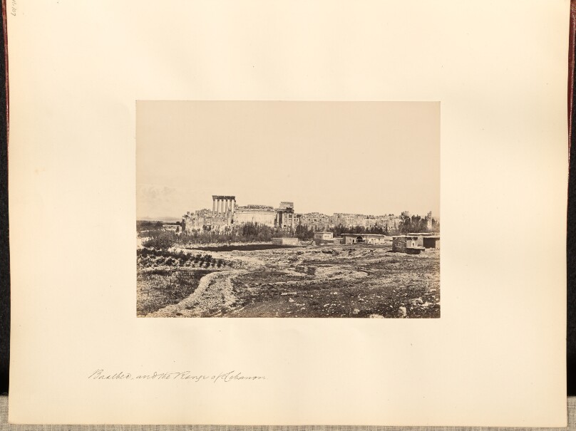Baalbec and the Range of Lebanon