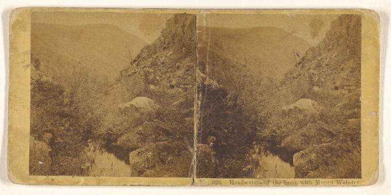 Headwaters of the Saco, with Mount Webster.