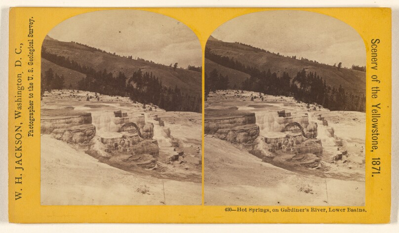 Hot Springs, on Gardiner's River, Lower Basins.