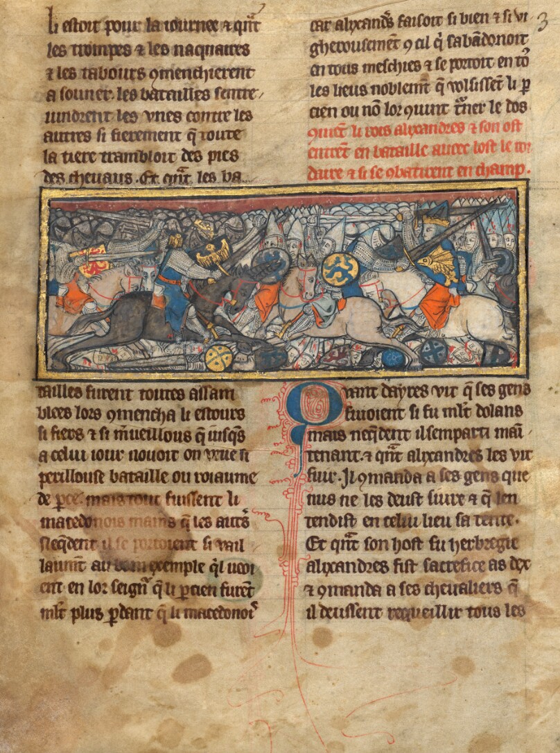 The First Battle between Alexander and Darius