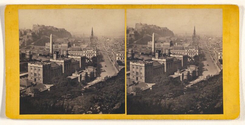 Edinburgh, from the Calton Hill.