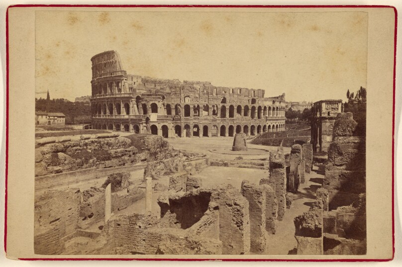 [View of The Colosseum, Rome, Italy]