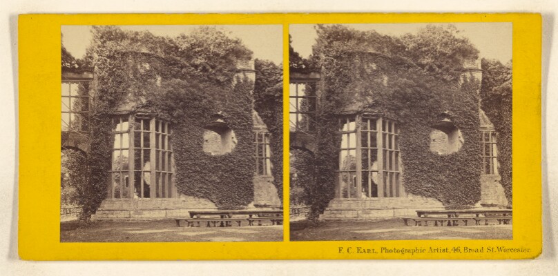 [Interior of Raglan Castle, Wales]