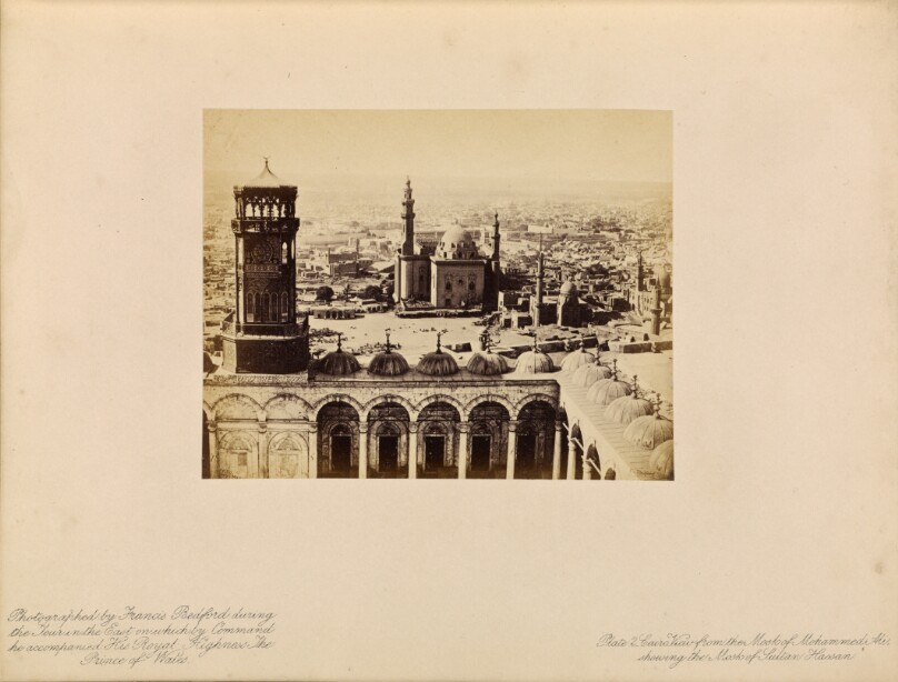 Cairo - View from the Mosk of Mohammed Ali, Showing the Mosk of Sultan Hassan