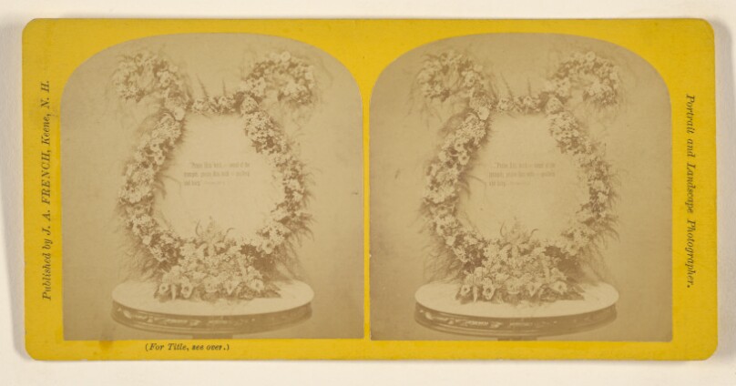 Lyre and Motto.