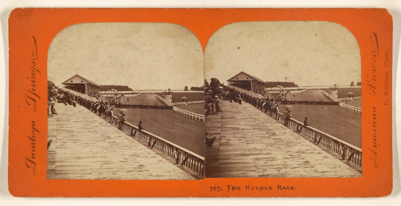 The Hurdle Race, Saratoga Springs [N.Y.]