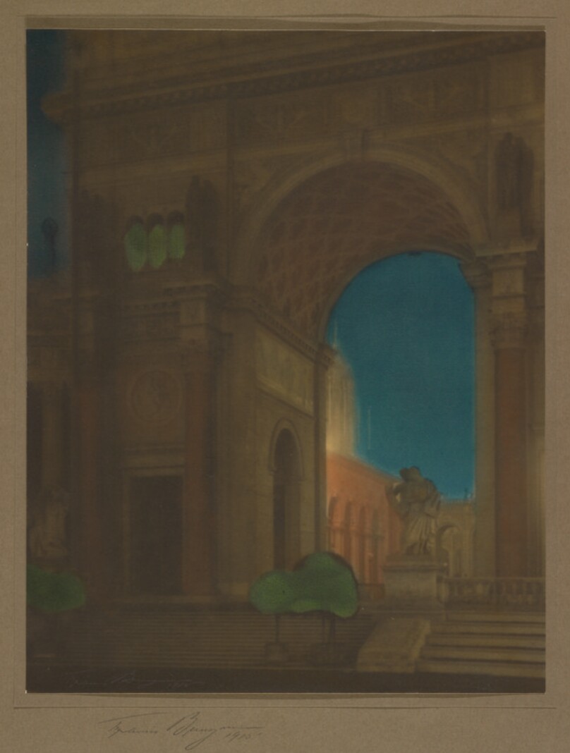 [Exterior Archway of The Panama-Pacific Exposition, Palace of Fine Arts, San Francisco, California]