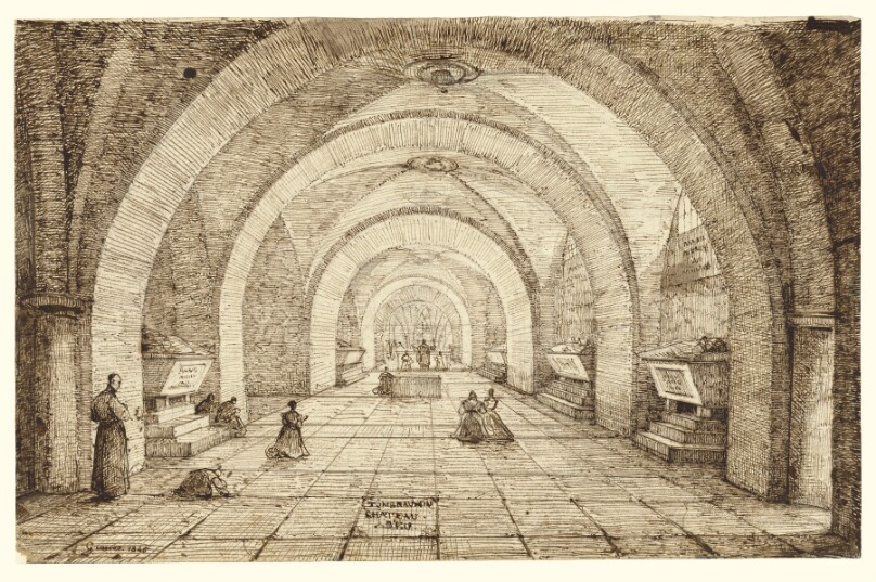 Interior of the Tomb of Louis Phillippe and the Orléans Family
