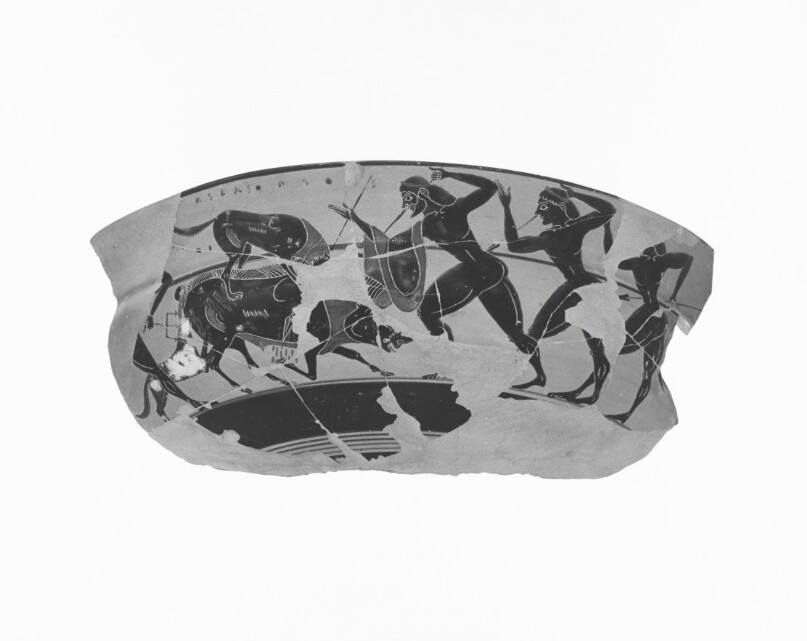Attic Black-Figure Siana Cup Fragment