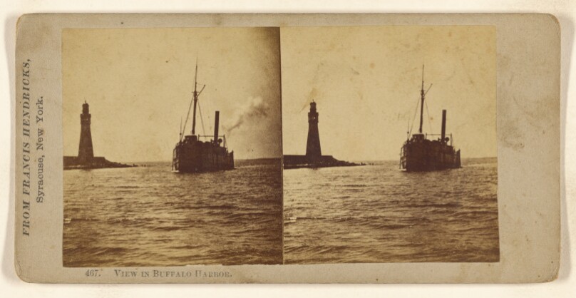 View in Buffalo Harbor.