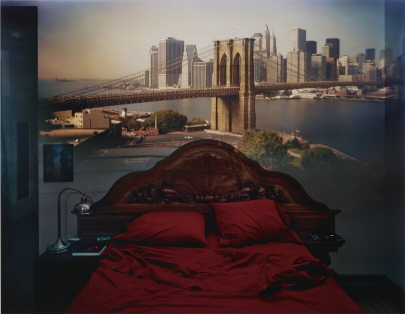 Camera Obscura: View of the Brooklyn Bridge in Bedroom