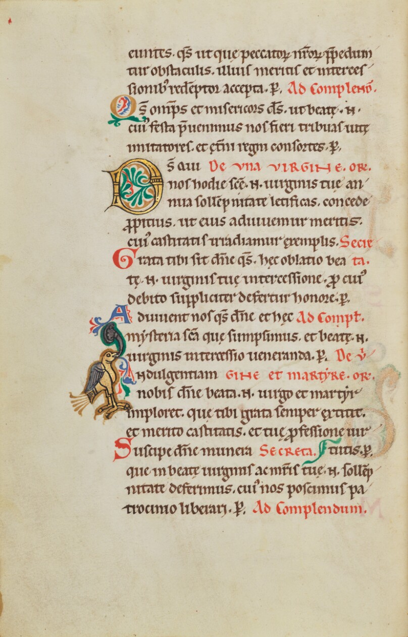 Decorated Initial D; Decorated Initial I