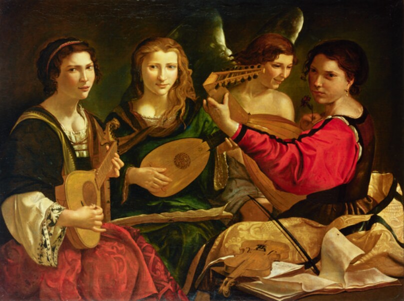 Lute Players (Saint Cecilia?)