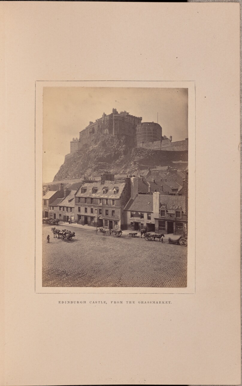 Edinburgh Castle, from the Grassmarket