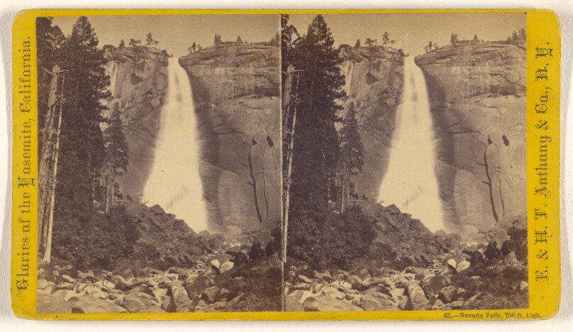 Nevada Falls, 700 ft. high.