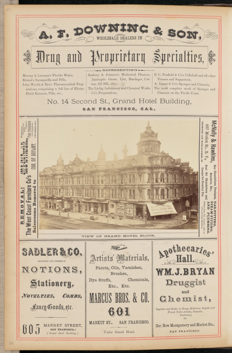 View of Grand Hotel Block