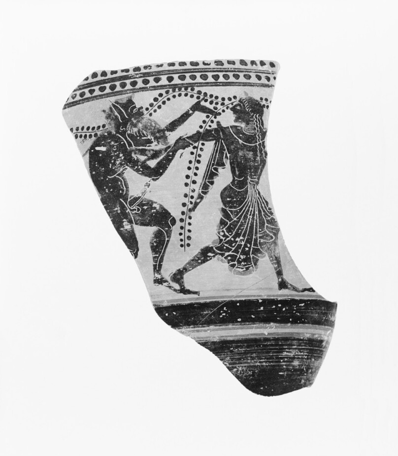 Attic Black-Figure Lekythos Fragment