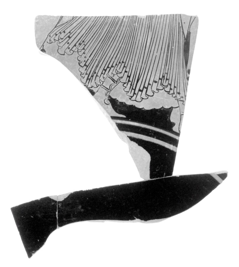 Attic Red-Figure Kylix Fragment
