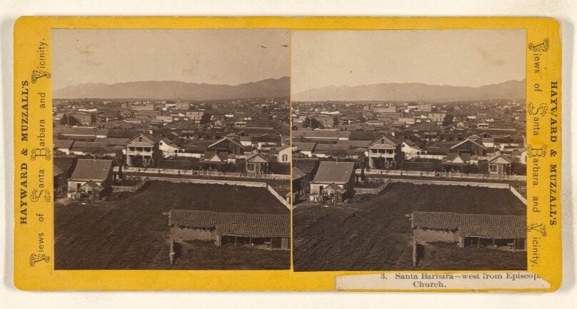 Santa Barbara [California] - west from Episcopal Church.