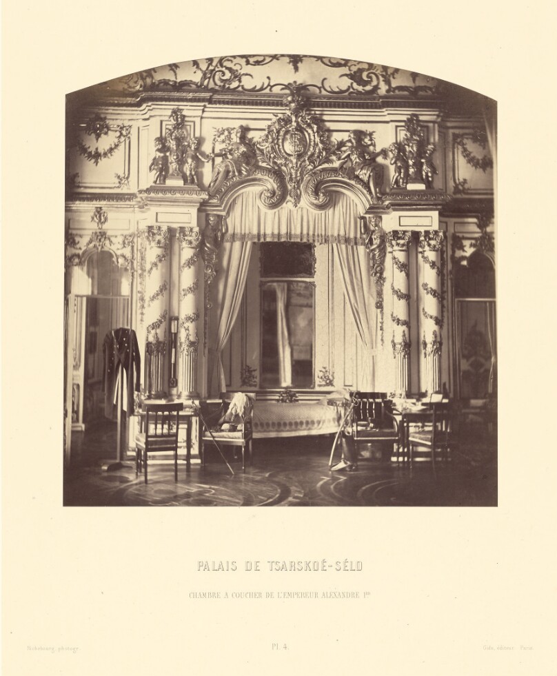 Palais de Tsarskoe-Selo, Chambre a Coucher de l'Empereur Alexandre 1er