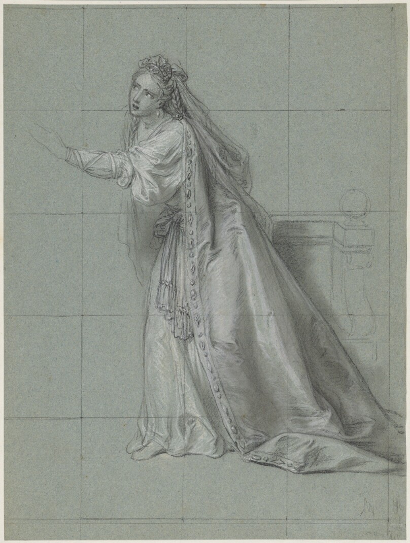 Study of a Woman (Rodugune) Turned toward the Left