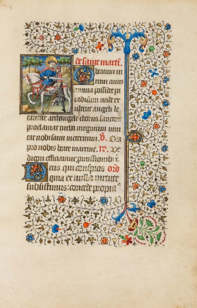Saint Martin Dividing his Cloak