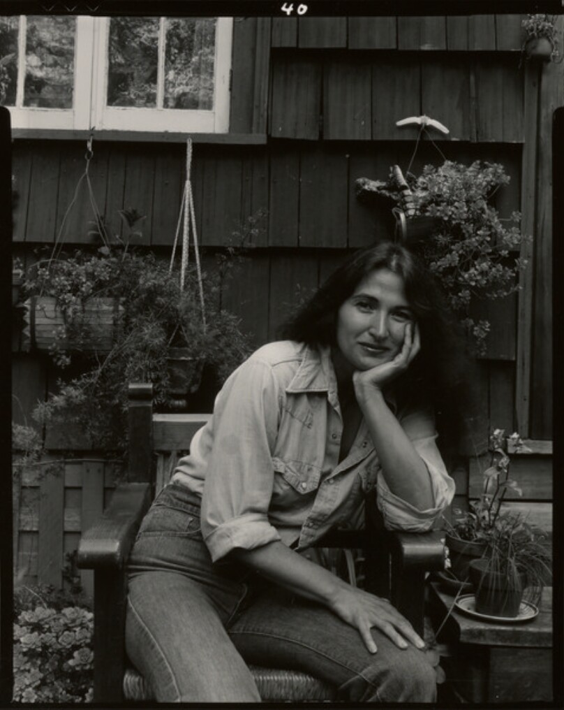 Portrait of Judy Dater, pose 1