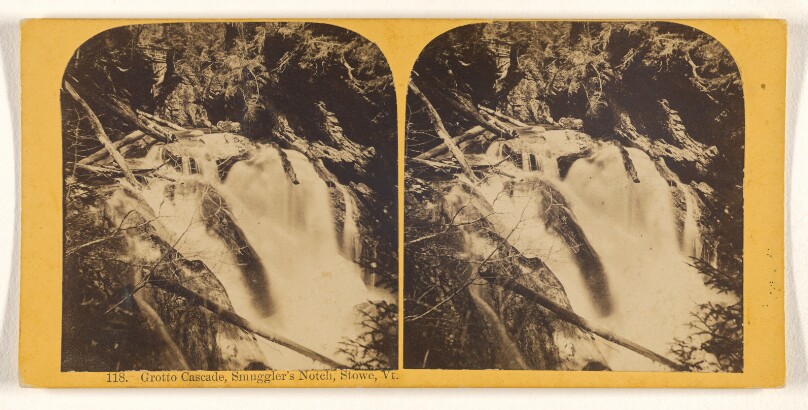 Grotto Cascade, Smuggler's Notch, Stowe, Vt.