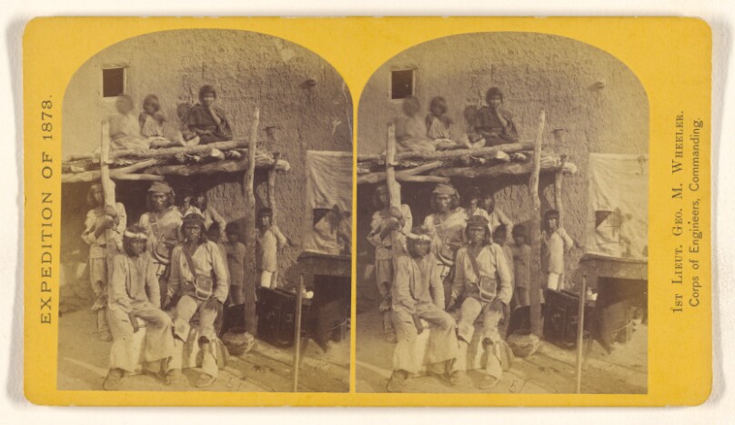 Group of Zuni Indians, at their pueblo or town, N.M.
