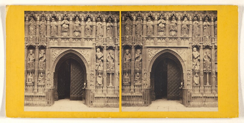 Exeter Cathedral - The Great West Door.