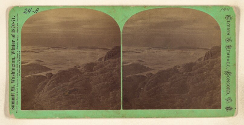 Ocean of Clouds, Mts. Lafayette and Mousilauk in the distance. [Mt. Washington, N.H.]