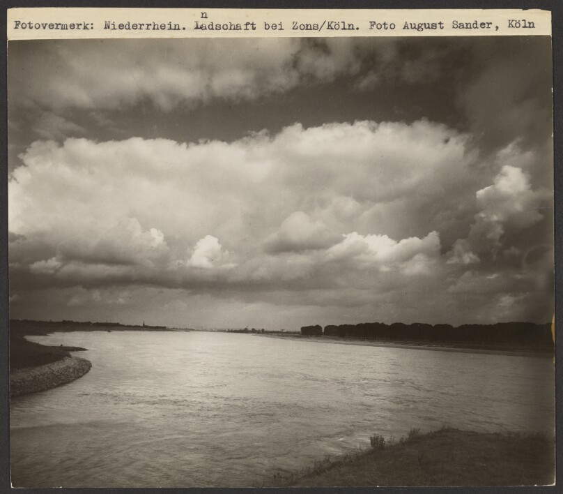 Lower Rhine. Landscape near Zons, Cologne (Neiderrhein. Landschaft bei Zons, Köln)