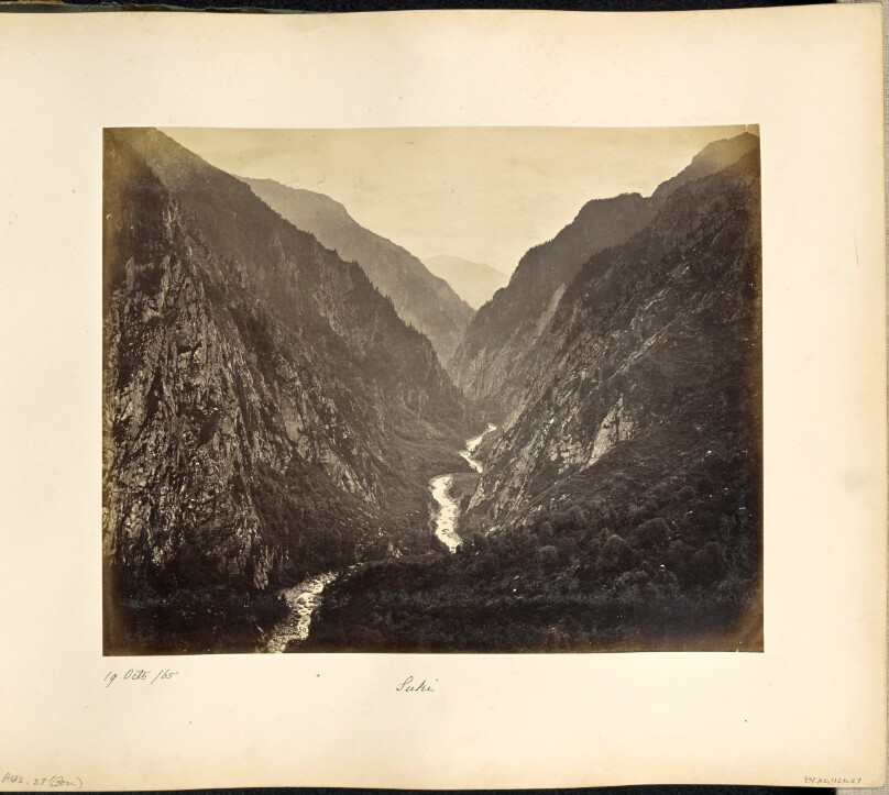 The Ganges Valley, from the Village of Suki, evening