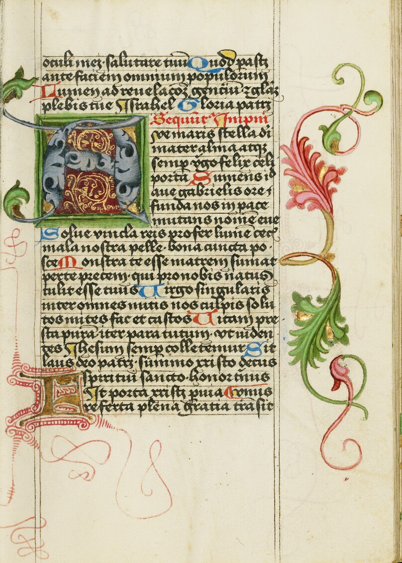 Decorated Initial A