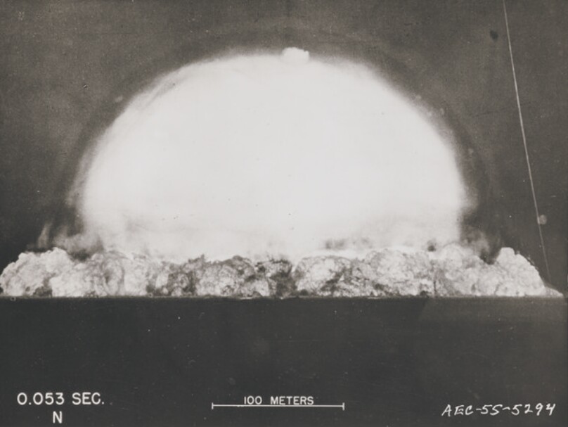 Atomic Bomb Explosion Trinity, 7-16-45