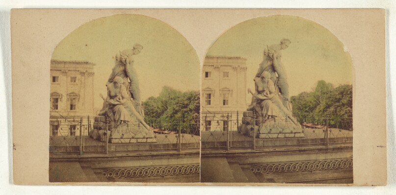 "Civilization." A group by Greenough, at the eastern entrance of the Capitol, Washington, D.C.