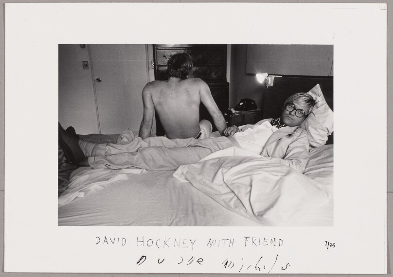 David Hockney with Friend
