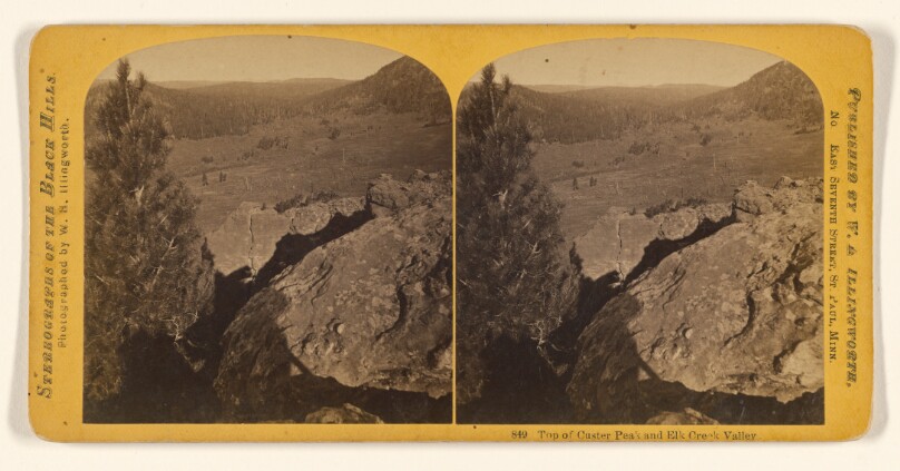 Top of Custer Peak and Elk Creek Valley