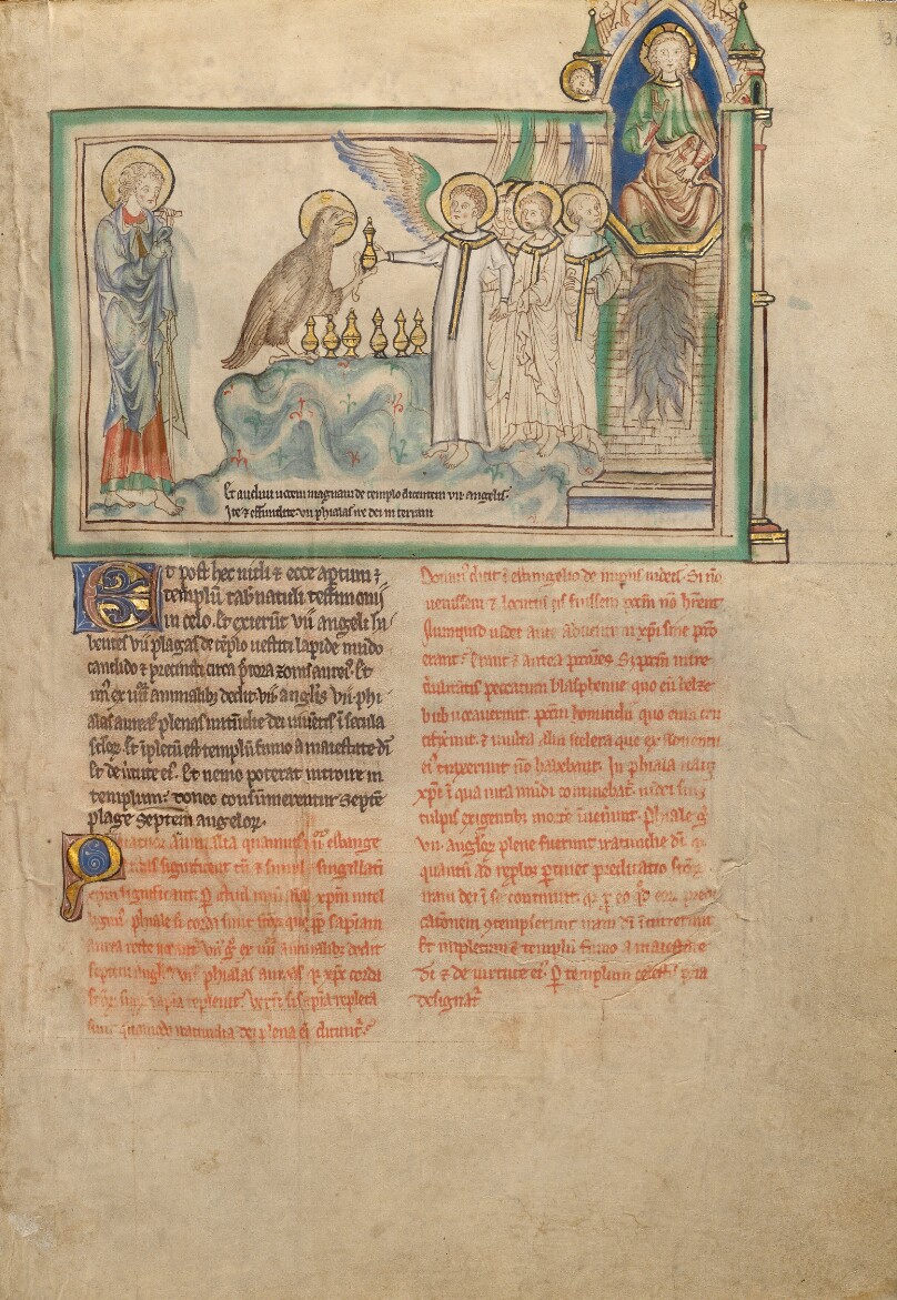The Eagle Giving the Vessels with the Seven Last Plagues to the Seven Angels