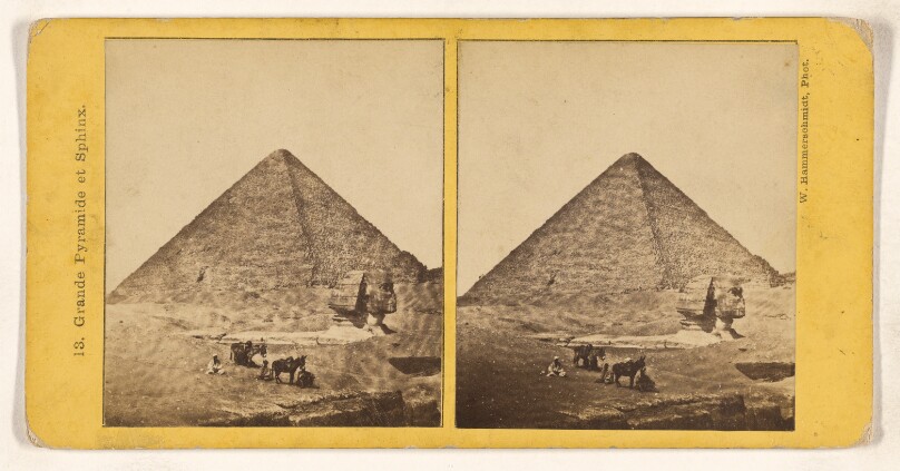 Grande Pyramide et Sphinx.