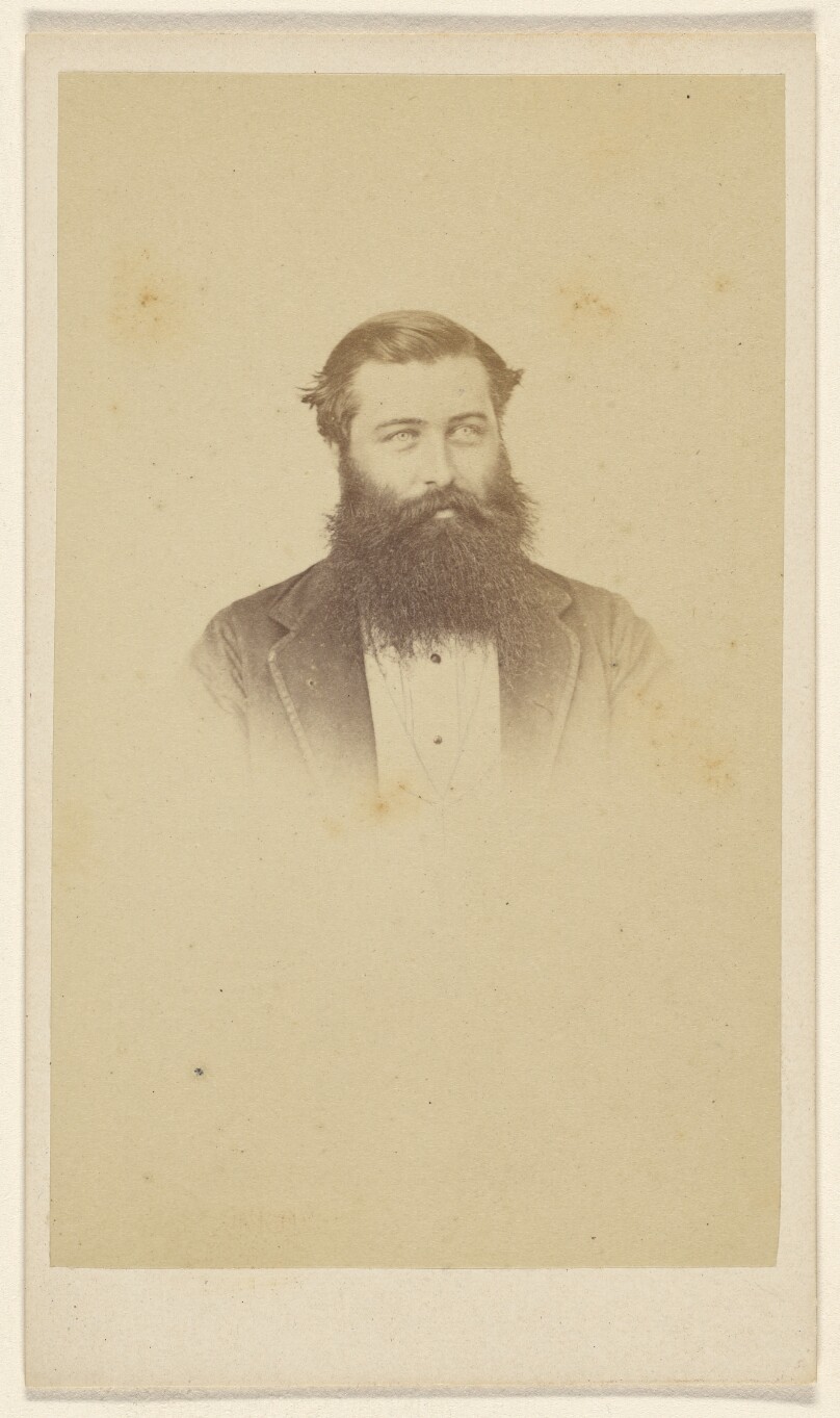 [Unidentified full-bearded man, in vignette-style]