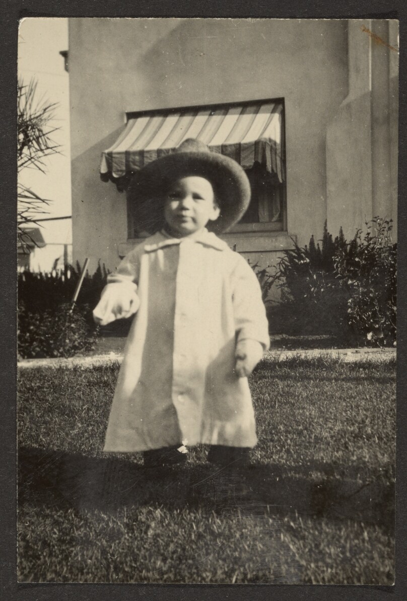 [Baby in Large Hat]
