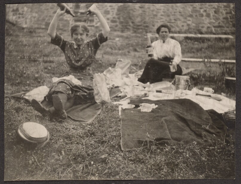 [Women at a picnic]