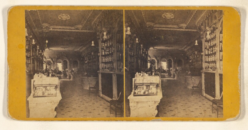 Interior of Apothecary's Store. [Boston, Mass.]
