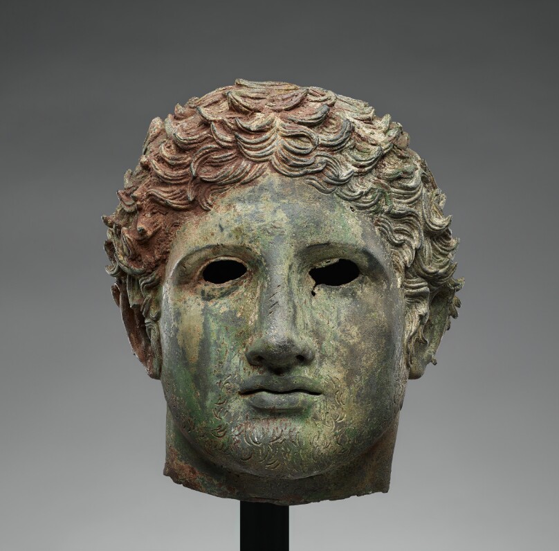 Head from a Statue of a Youth